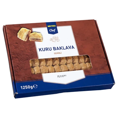 METRO Chef Kuru Baklava 1,25 Kg Ceviz (7'li Paket) ürün görseli 1