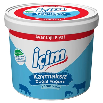 İçim Yoğurt 3Kg Yarım Yağlı (8'li Paket) ürün görseli 1
