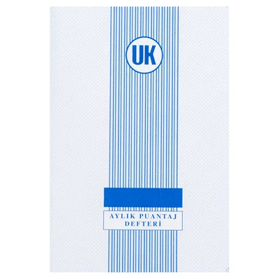 ULAŞ Aylık Puantaj Defteri 14*20Cm (8'li Paket) ürün görseli 1