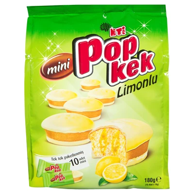 ETİ Popkek Mini 180G Limon (8'li Paket) ürün görseli 1
