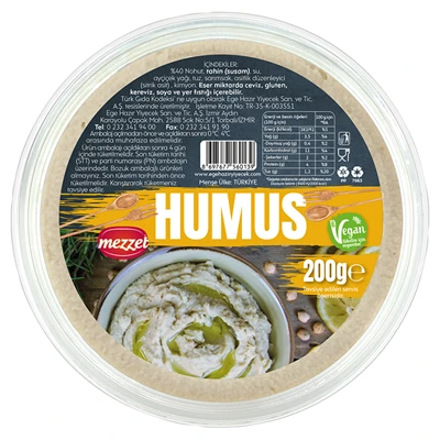 mezzet Humus 200G (8'li Paket) ürün görseli 1