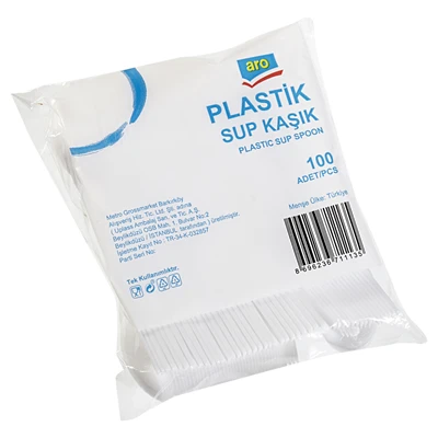 aro Sup Kaşık 100Adet 125Mm (8'li Paket) ürün görseli 1