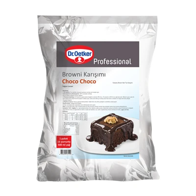 Dr. Oetker Brownıe 3Kg Choco (2'li Paket) ürün görseli 1