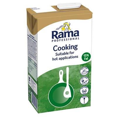 Rama PROFESSIONAL Sıcak Uygulama Bitkisel Yağlı Kremsos 1 L (4'li Paket) ürün görseli 1