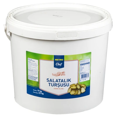 METRO Chef Dilim Salatalık Turşu 17 Kg Enine Dilim (7'li Paket) ürün görseli 1