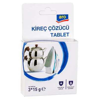 aro Kireç Çözücü Tablet 3 Lü 12 x 15 G (6'li Paket) ürün görseli 1