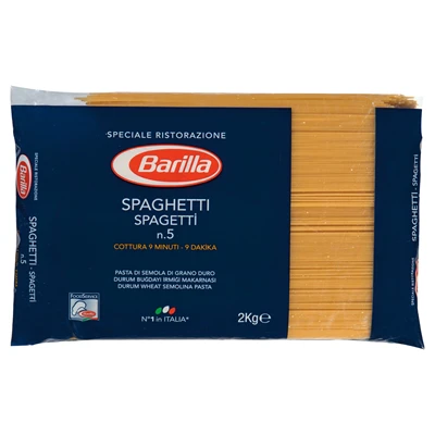 Barilla Makarna 2Kg Spaghettı (4'li Paket) ürün görseli 1