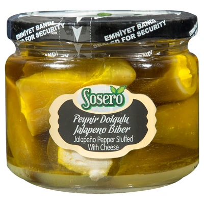 Sosero Peynir Dolgulu Biber 290G Jalapeno (7'li Paket) ürün görseli 1