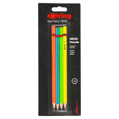rotring Neon Kurşun Kalem 4Lü (7'li Paket) ürün görseli 1