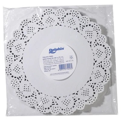 Dolphın Kağıt Dantel 26 Cm 100 Lü Paket (4'li Paket) ürün görseli 1