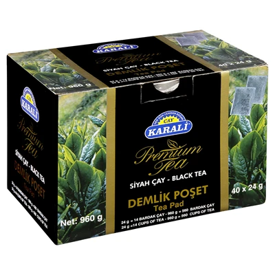 KARALİ Premıum Demlik Poşet Çay 40*24G (3'li Paket) ürün görseli 1