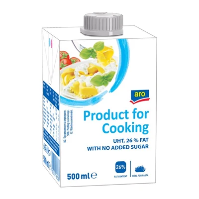 aro Bitkisel Yağlı Yemeklik Kremsos 12 X 500 Ml Şekersiz (8'li Paket) ürün görseli 1