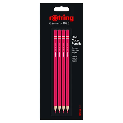 rotring Kopya Kalemi 4Lü Kırmızı (8'li Paket) ürün görseli 1
