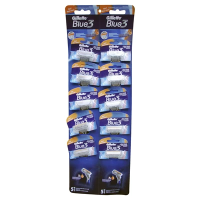 Gillette Blue3 Kartela 10lu (8'li Paket) ürün görseli 1