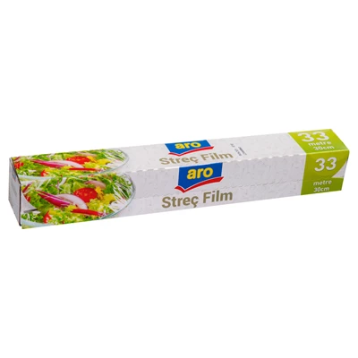 aro Kutulu Pvc Streç Film 7,5 Micron 30Cm*33 M (7'li Paket) ürün görseli 1