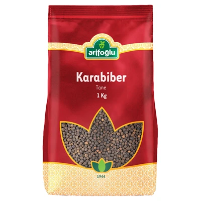 Arifoğlu Karabiber 1Kg Tane (8'li Paket) ürün görseli 1