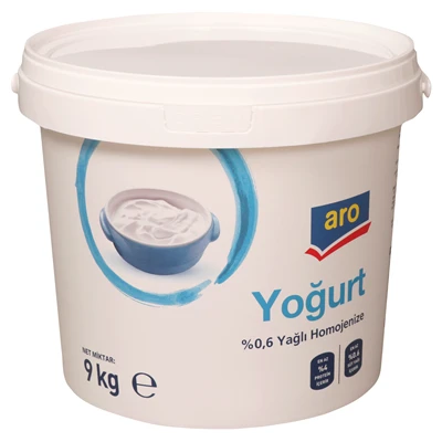 aro Homojenize Yoğurt 9 Kg (8'li Paket) ürün görseli 1