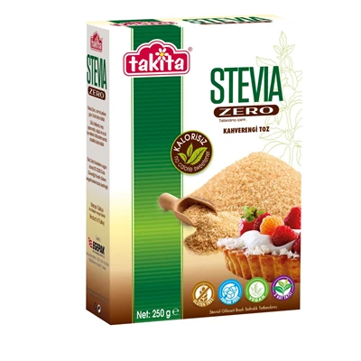 Takıta Stevia Zero Toz Şeker 250G Kahverengi (6'li Paket) ürün görseli 1