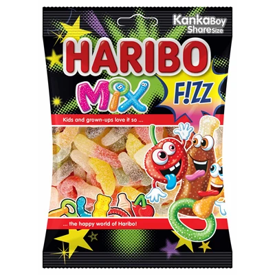 Haribo Yumuşak Şeker 70G Fızz Mıx (8'li Paket) ürün görseli 1
