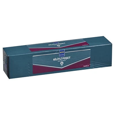 METRO PROFESSIONAL Kilitli Poşet 16X20Cm 20Li Küçük Boy (5'li Paket) ürün görseli 1