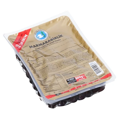 MARMARABİRLİK Siyah Zeytin 800G 201-230 (5'li Paket) ürün görseli 1