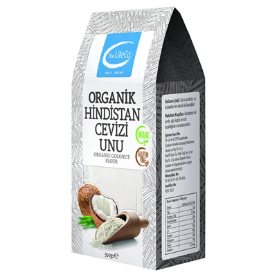 Lıfeco Organik Hindistan Cevizi Unu 350G (2'li Paket) ürün görseli 1
