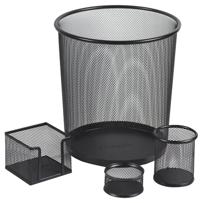 Globox Metal Ofis Seti 4Parça Siyah (5'li Paket) ürün görseli 1