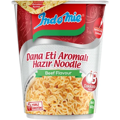 Indomie Aromalı Erişte 60 G Et (8'li Paket) ürün görseli 1