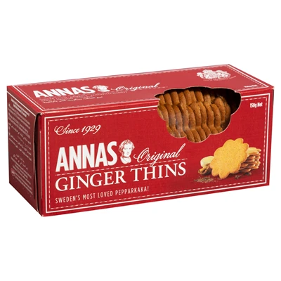 ANNA'S Bisküvi 150G Zencefil (3'li Paket) ürün görseli 1