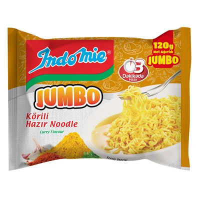Indomie Jumbo Noodle 120 G Körili (8'li Paket) ürün görseli 1