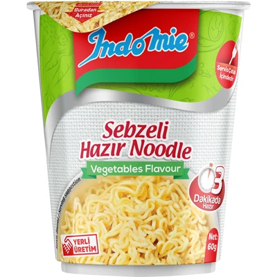 Indomie Aromalı Erişte 60 G Sebze (8'li Paket) ürün görseli 1