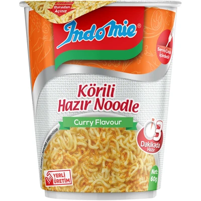 Indomie Aromalı Erişte 60 G Köri (8'li Paket) ürün görseli 1