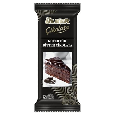 ÜLKER Kuvertür 200G %54 Bitter (3'li Paket) ürün görseli 1