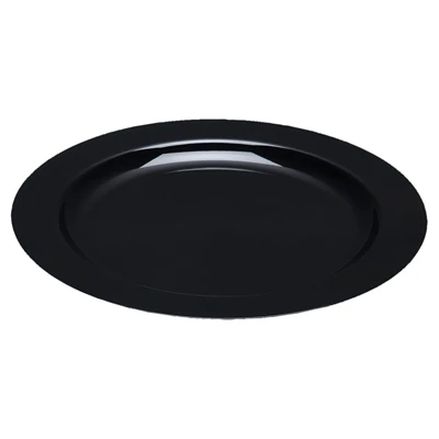 Fon Plastik Siyah Tabak 10Ad 23Cm (4'li Paket) ürün görseli 1