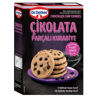 Dr.Oetker Kurabiye 223 G Çikolata Parçaları (5'li Paket) ürün görseli 1
