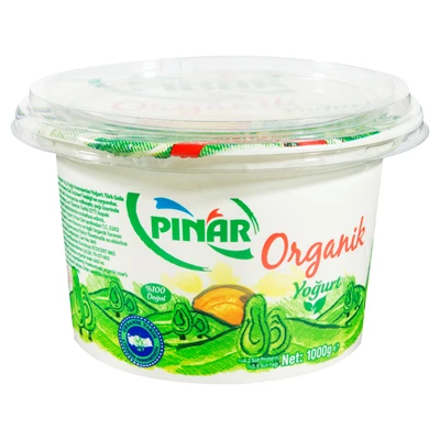 PINAR Organik Yoğurt 1Kg (6'li Paket) ürün görseli 1