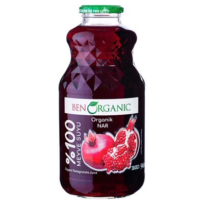 BENORGANIC Organıik Meyve Suyu 946Ml Nar (4'li Paket) ürün görseli 1