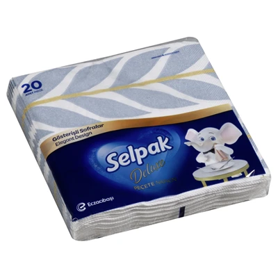 Selpak Deluxe Peçete 20Li 30X30Cm (8'li Paket) ürün görseli 1