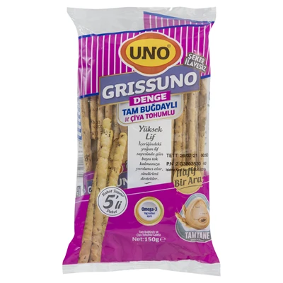 UNO Denge Grıssuno 150G Çiya-Tambuğday (8'li Paket) ürün görseli 1