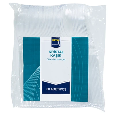 METRO PROFESSIONAL Kristal Kaşık 50Ad (8'li Paket) ürün görseli 1