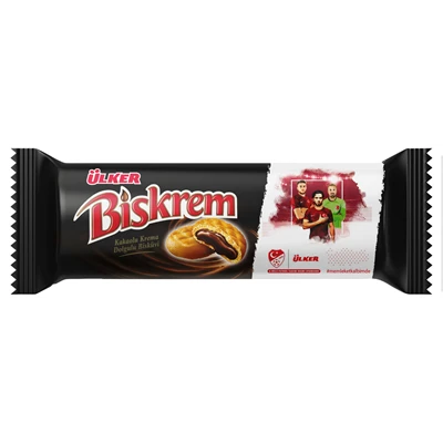 ÜLKER Biskrem Bisküvi 18 X 100 G Kakaolu (6'li Paket) ürün görseli 1