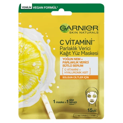 GARNIER Nem Bombası Maske C Vitaminli (4'li Paket) ürün görseli 1