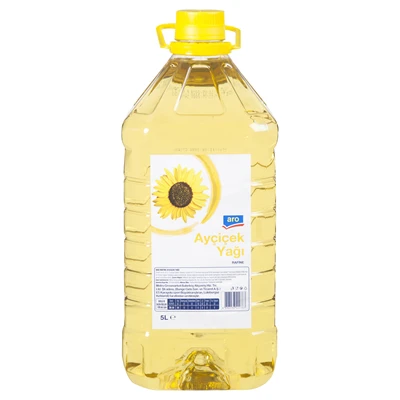 aro Ayçiçek Yağı 5 L Pet (3'li Paket) ürün görseli 1