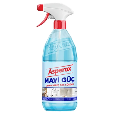 Asperox Mavi Güç Kireç Sökücü Sprey 1L (8'li Paket) ürün görseli 1