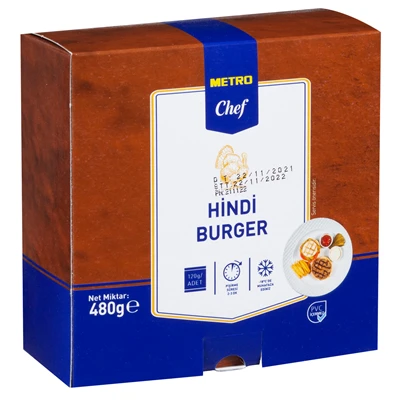 METRO Chef Hindi Burger 480 G (4'li Paket) ürün görseli 1