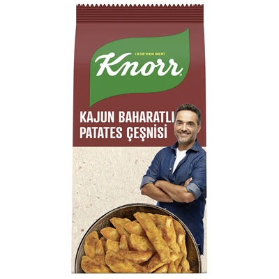 Knorr Baharat Çeşnisi 60G Kajun Patates (8'li Paket) ürün görseli 1