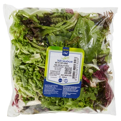METRO Chef Kırmızı Yeşil Mix Salata 500 G (6'li Paket) ürün görseli 1