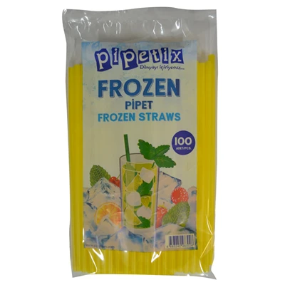 pipetix Frozen Pipet 100 Adet Renkli (7'li Paket) ürün görseli 1