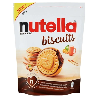 NUTELLA BİSCUİTS MAXİ 304G (3'li Paket) ürün görseli 1