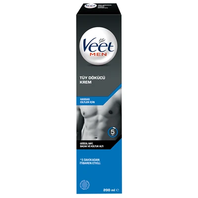 Veet Men Tüy Dökücü Krem 200Ml Hassas (7'li Paket) ürün görseli 1